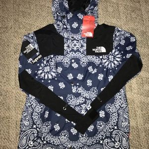 Supreme x TNF Blue Bandana Paisley
